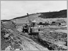 M6 Motorway, Madeley, Newcastle-under-Lyme, Staffordshire, 09/05/1963. Creator: John Laing plc