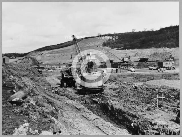 M6 Motorway, Madeley, Newcastle-under-Lyme, Staffordshire, 09/05/1963. Creator: John Laing plc.