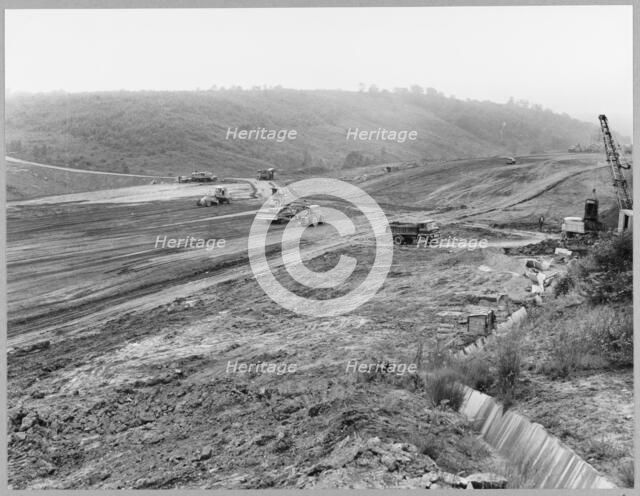 M6 Motorway, Madeley, Newcastle-under-Lyme, Staffordshire, 17/07/1963. Creator: John Laing plc.