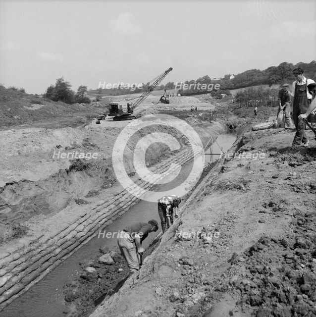 M6 Motorway, Madeley, Newcastle-under-Lyme, Staffordshire, 27/05/1961. Creator: John Laing plc.