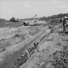 M6 Motorway, Madeley, Newcastle-under-Lyme, Staffordshire, 27/05/1961. Creator: John Laing plc