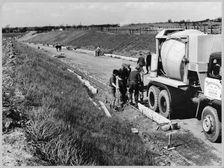 M6 Motorway, Newcastle-under-Lyme, Staffordshire, 09/05/1963. Creator: John Laing plc