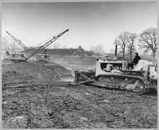 M6 Motorway, Stafford, Staffordshire, 12/1960. Creator: John Laing plc
