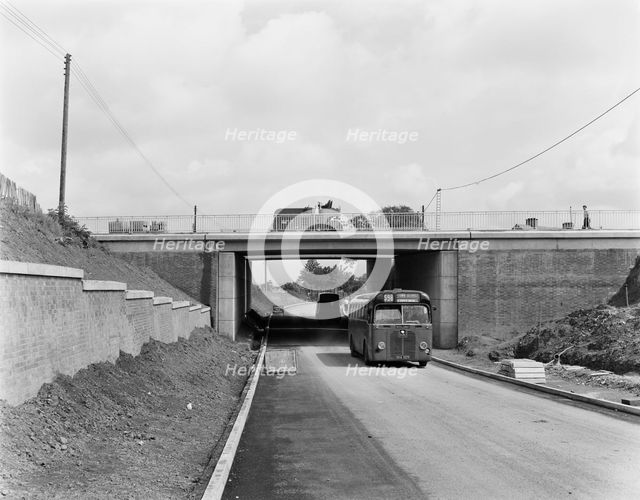 M6 Motorway, Stafford, Staffordshire, 13/06/1962. Creator: John Laing plc.