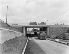 M6 Motorway, Stafford, Staffordshire, 13/06/1962. Creator: John Laing plc
