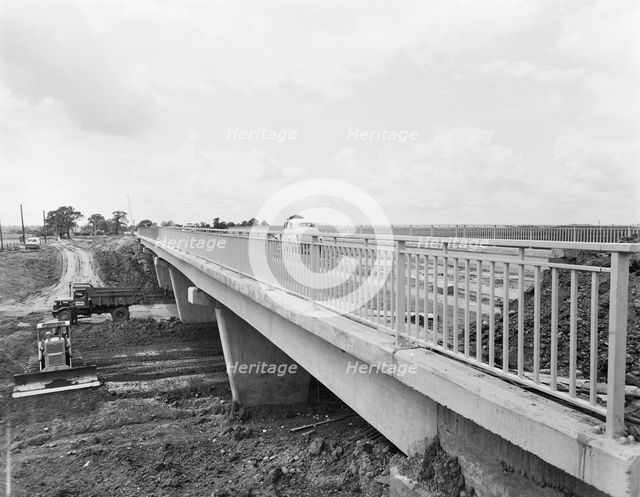 M6 Motorway, Stone, Stone Rural, Stafford, Staffordshire, 13/06/1962. Creator: John Laing plc.