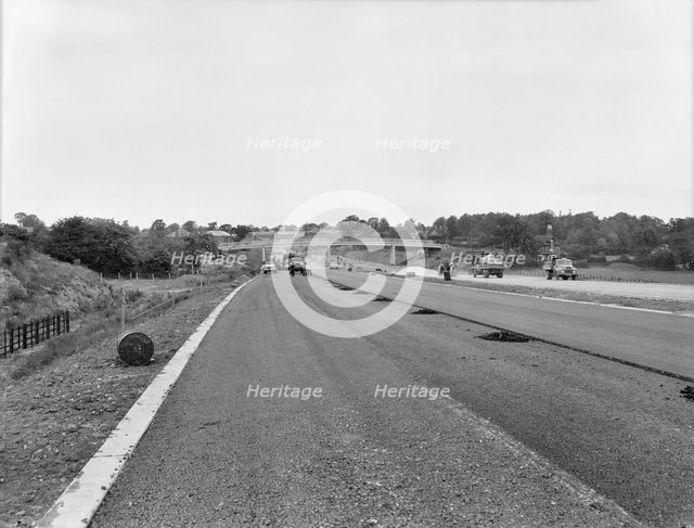 M6 Motorway, Swynnerton, Stafford, Staffordshire, 02/07/1962. Creator: John Laing plc.