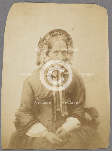 Mme. Augeron, 1854-1855. Creator: Nadar.