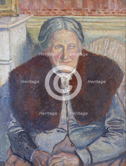 Mme Camille Pissarro, 1923. Artist: Lucien Pissarro.