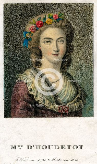 'Mme D'Houdetot', c1750-1770 Artist: Unknown