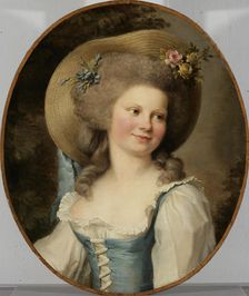 Mme Dugazon in the role of Babet, c1780s. Creator: Adelaide Labille-Guiard