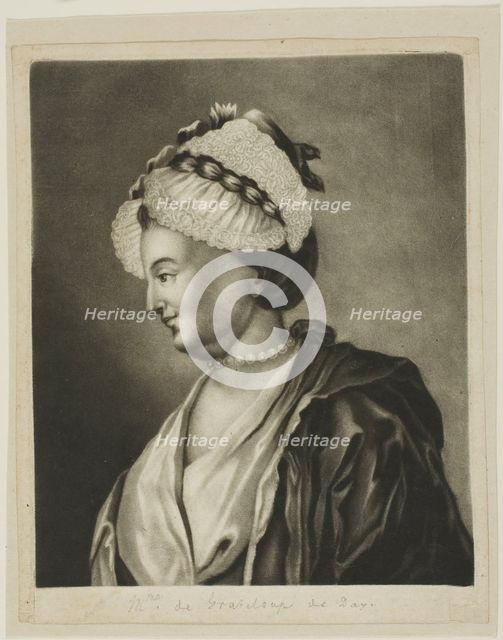 Mme. de Grateloup de Dax, n.d. Creator: Jean-Baptiste de Grateloup.