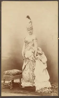 Mme de Porgès Countess Pourtales, about 1878. Creator: Paul Nadar