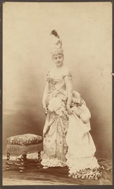 Mme de Porgès Countess Pourtales, about 1878. Creator: Paul Nadar