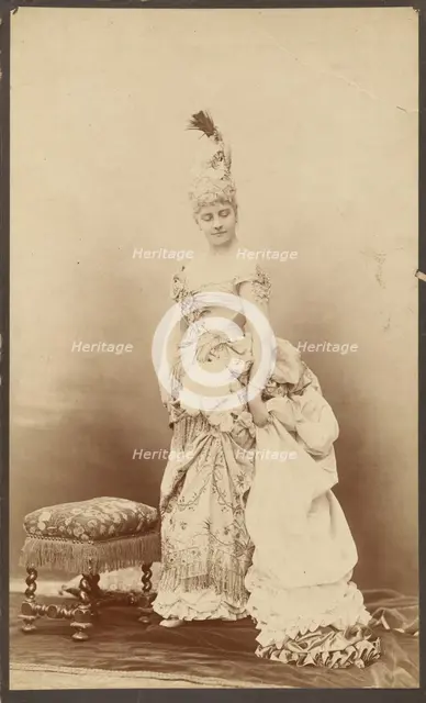 Mme de Porgès Countess Pourtales, about 1878. Creator: Paul Nadar.
