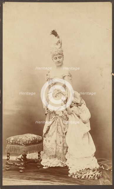 Mme de Porgès Countess Pourtales, about 1878. Creator: Paul Nadar.