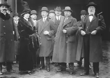 Mme. De Valenzuela, R. Reyes Jr., R. Reyes, J.M. Eder, R.J. Maller, 1913. Creator: Bain News Service