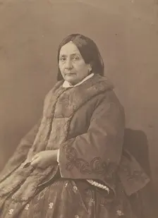 Mme Eugénie Niboyet, 1860-1861. Creator: Nadar