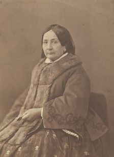 Mme Eugénie Niboyet, 1860-1861. Creator: Nadar