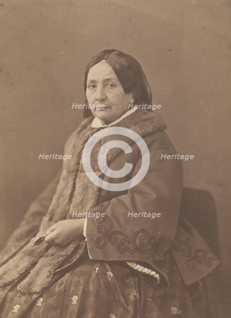 Mme Eugénie Niboyet, 1860-1861. Creator: Nadar.