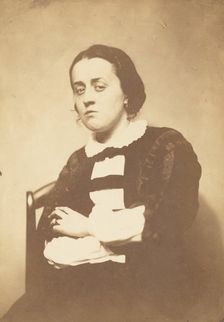 Mme. Ernestine Nadar, about 1854-1855. Creator: Nadar