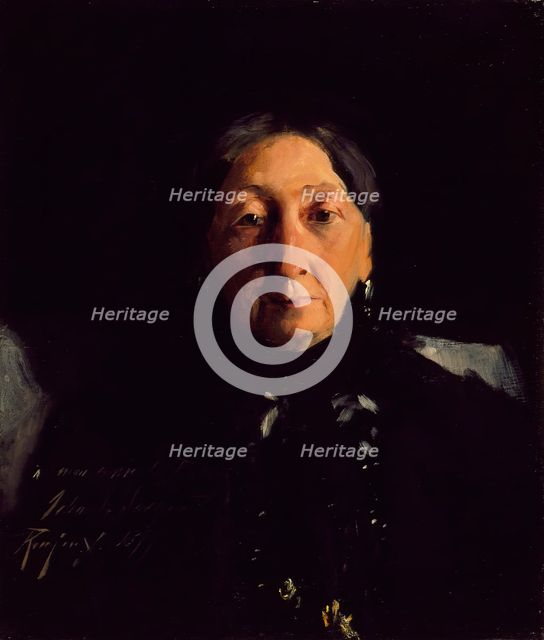 Mme. François Buloz (Christine Blaze), 1879. Creator: John Singer Sargent.