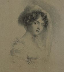Mme. Horace Vernet, 1818. Creator: Jean-Baptiste Isabey