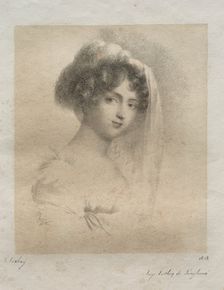 Mme. Horace Vernet, 1818. Creator: Jean-Baptiste Isabey (French, 1767-1855)
