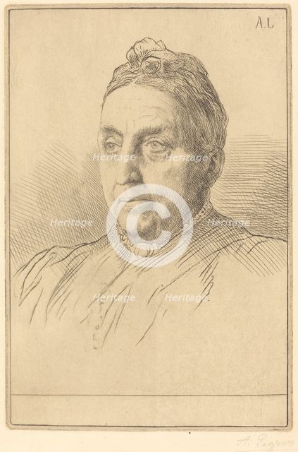 Mme. Kemp, 4th plate. Creator: Alphonse Legros.
