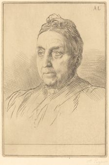 Mme. Kemp, 4th plate. Creator: Alphonse Legros