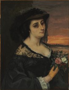Mme L... (Laure Borreau), 1863. Creator: Gustave Courbet (French, 1819-1877)
