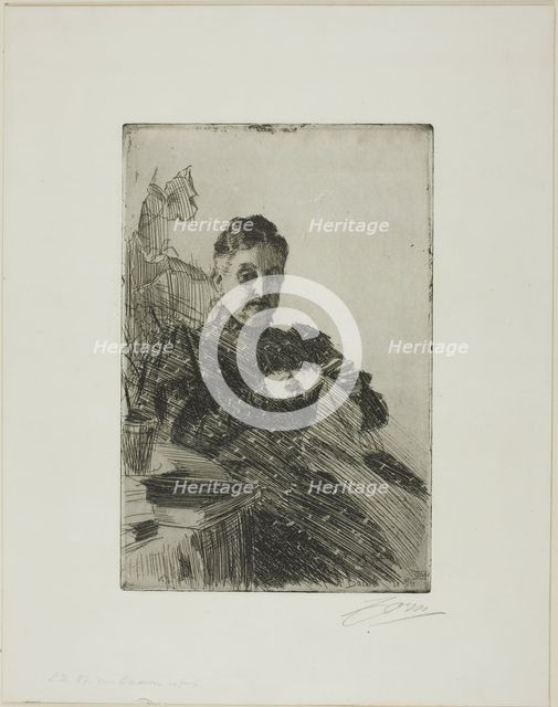 Mme Lamm II, 1894. Creator: Anders Leonard Zorn.
