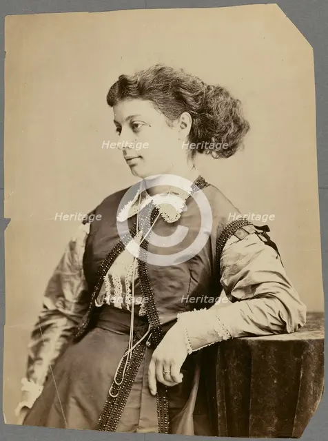 Mme Lina Sand née Calamatta, 1861-1869. Creator: Nadar.