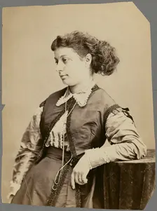 Mme Lina Sand née Calamatta, 1861-1869. Creator: Nadar