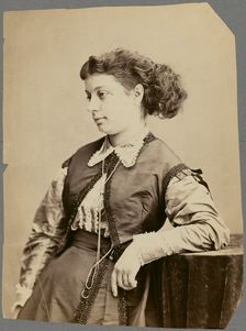 Mme Lina Sand née Calamatta, 1861-1869. Creator: Nadar
