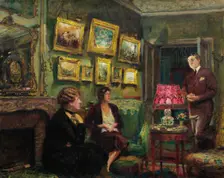 Mme Louise Gillou chez elle (L'Accord parfait), 1932-1933