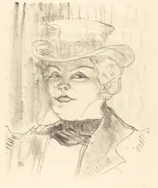 Mme. Réjane, 1898. Creator: Henri de Toulouse-Lautrec