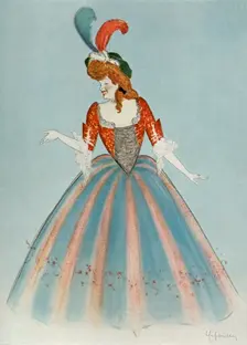Mme Rejane - Role de la Montansier. - La Montansier 1904. Creator: Unknown