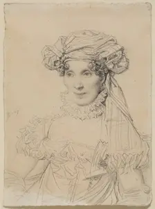 Mme. Rene Borel, c1818. Creator: Jean-Auguste-Dominique Ingres