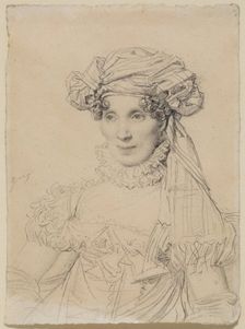Mme. Rene Borel, c1818. Creator: Jean-Auguste-Dominique Ingres