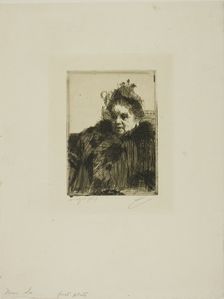 Mme Simon I, 1891. Creator: Anders Leonard Zorn