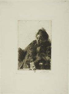 Mme Simon II, 1891. Creator: Anders Leonard Zorn