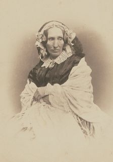 Mme Vernet mére, 1855-1859. Creator: Nadar