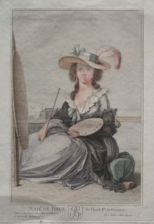 Mme Vigée Lebrun, c. 1800. Creator: Anonymous