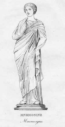 Mnemosine (Mnemosyne) c1850