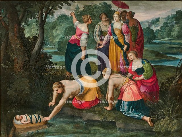 'Moïse sauvé des eaux' - The Finding of Moses.