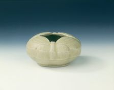 Moth design water container, Liao or Five dynasties, China, 10th-11th century. Creator: Unknown
