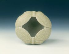 Moth design water container, Liao or Five dynasties, China, 10th-11th century. Creator: Unknown