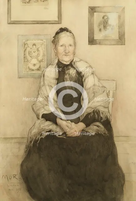 Mother, 1893. Creator: Carl Larsson.