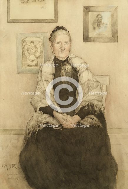 Mother, 1893. Creator: Carl Larsson.